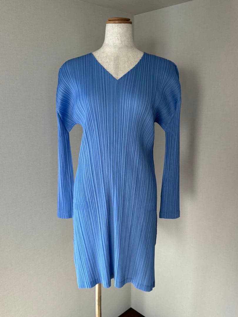 【未使用】PLEATS PLEASE 2023AW Vネックチュニック