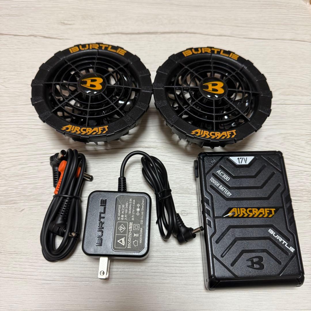 BURTLE AIRCRAFT 冷風機 17V バッテリー付き