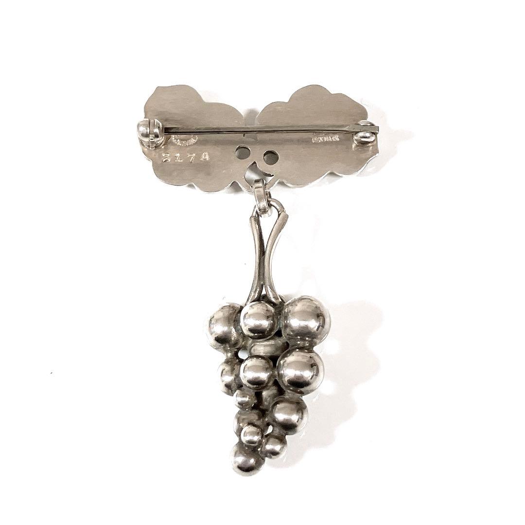 ジョージジェンセン ブローチ 217A ムーンライトグレープ 925 シルバー