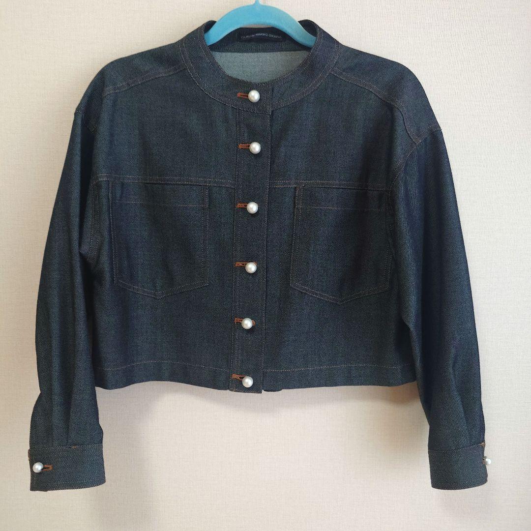 TSURU by MARIKO OIKAWA デニムジャケット　パール