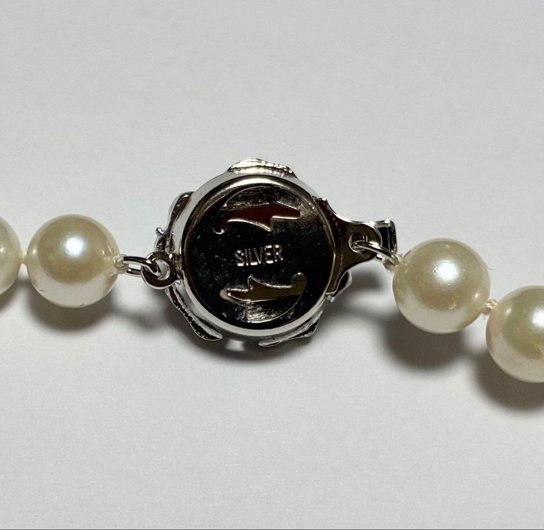 あこや真珠 ネックレス　パール　約7mm テリ良好　入学　卒業式　冠婚葬祭