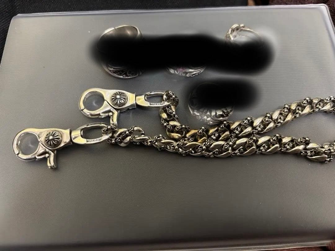 925シルバーショートミニ ウォレットチェーン　全長52cm