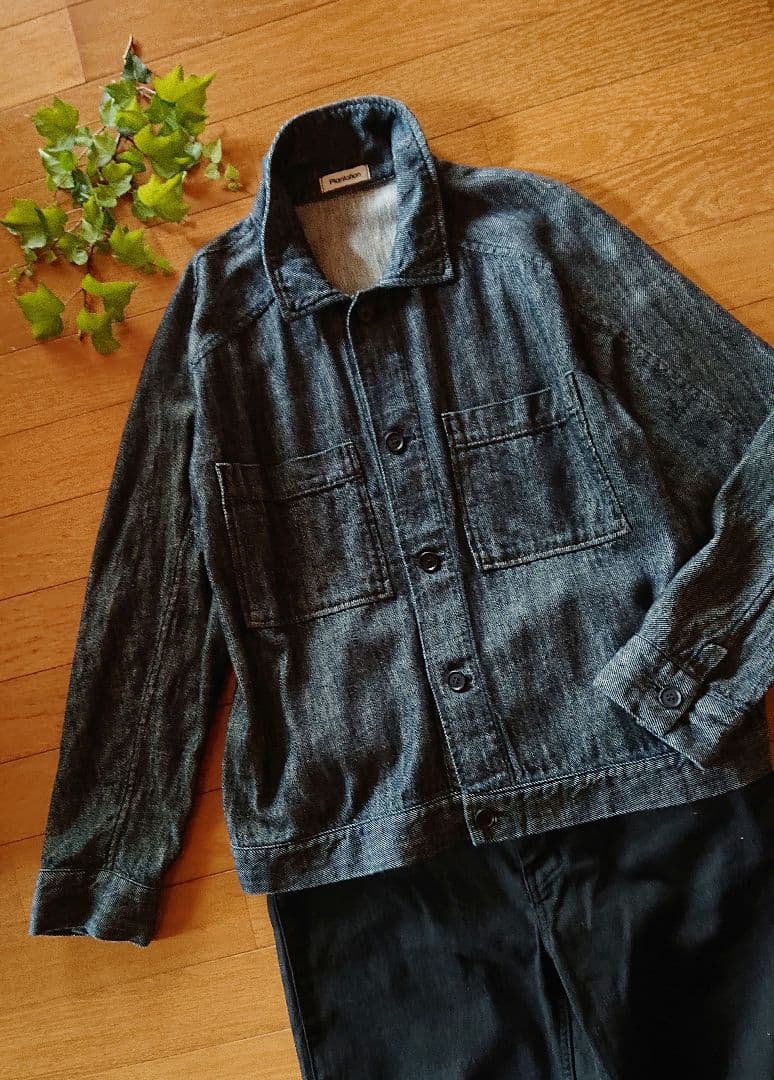 Plantation☆ BIZENツイルデニムカバーオール /インディゴ♪