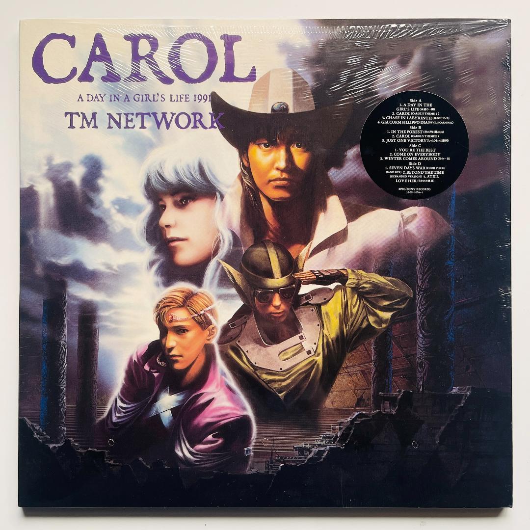 美盤 2LP レコード TMネットワーク Carol TM NETWORK