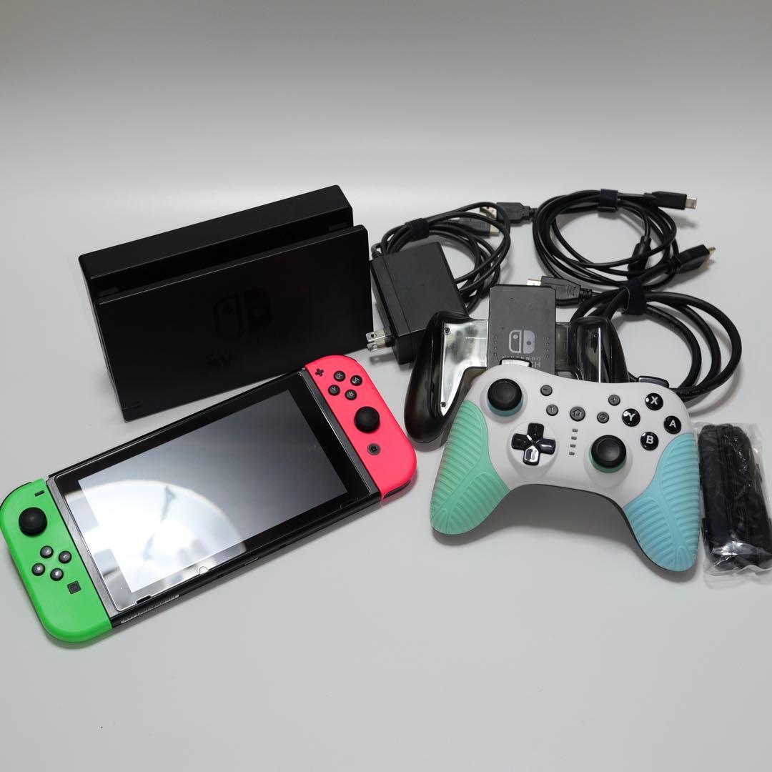 Nintendo Switch ニンテンドースイッチ 本体 ネオン箱なし