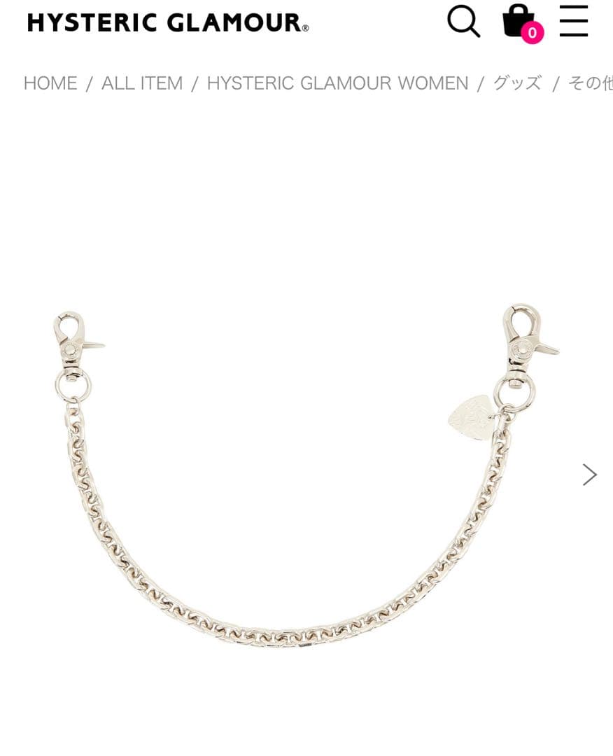 HYSTERIC GLAMOUR ウォレットチェーンSKULL PICK 専用