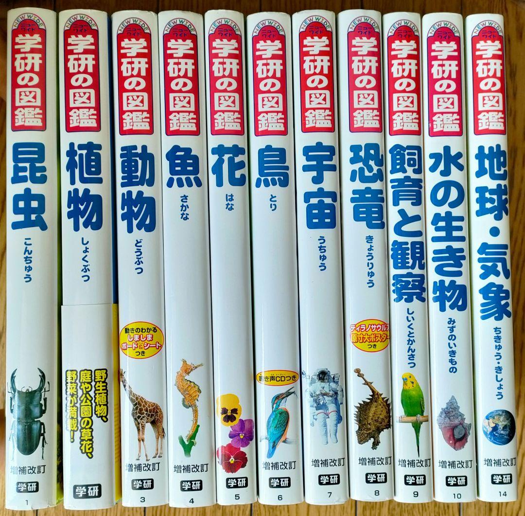 学研の図鑑 11冊セット 付録付き