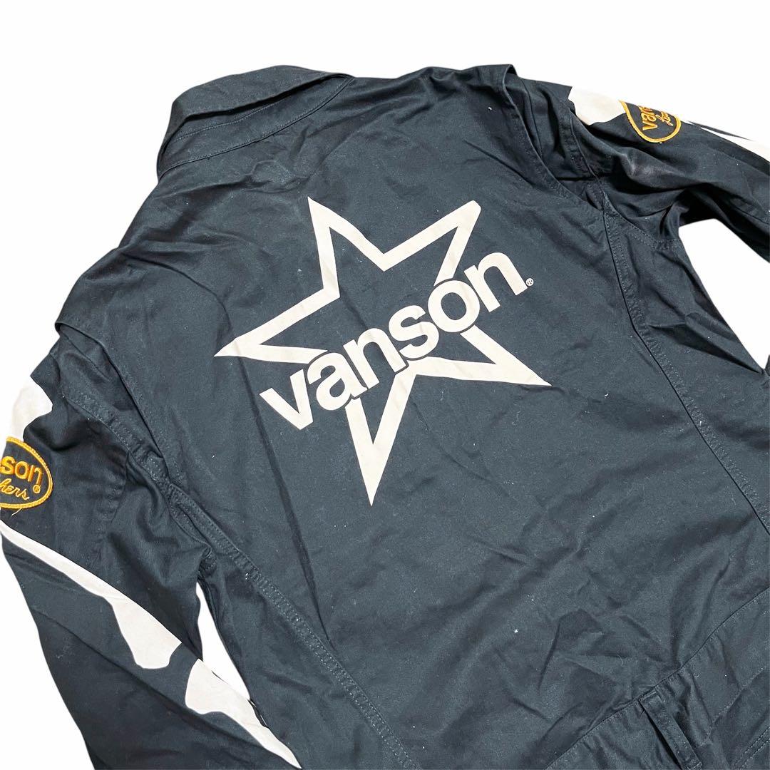 は*り様 【希少】VANSON つなぎ ヒューマンボーン スカル　ワンスター カ