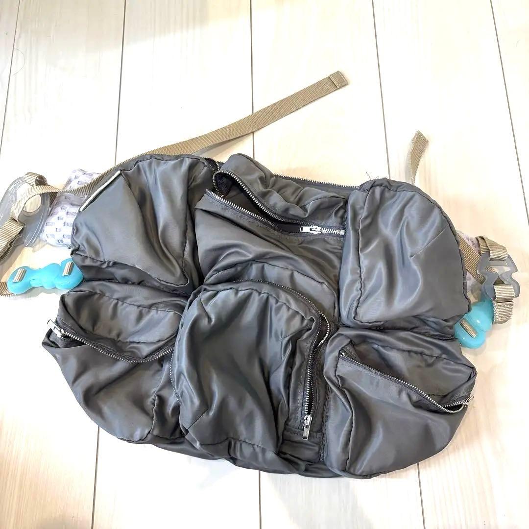 ユ*様 ミキオサカベ 7ポケットショルダーボディバッグ