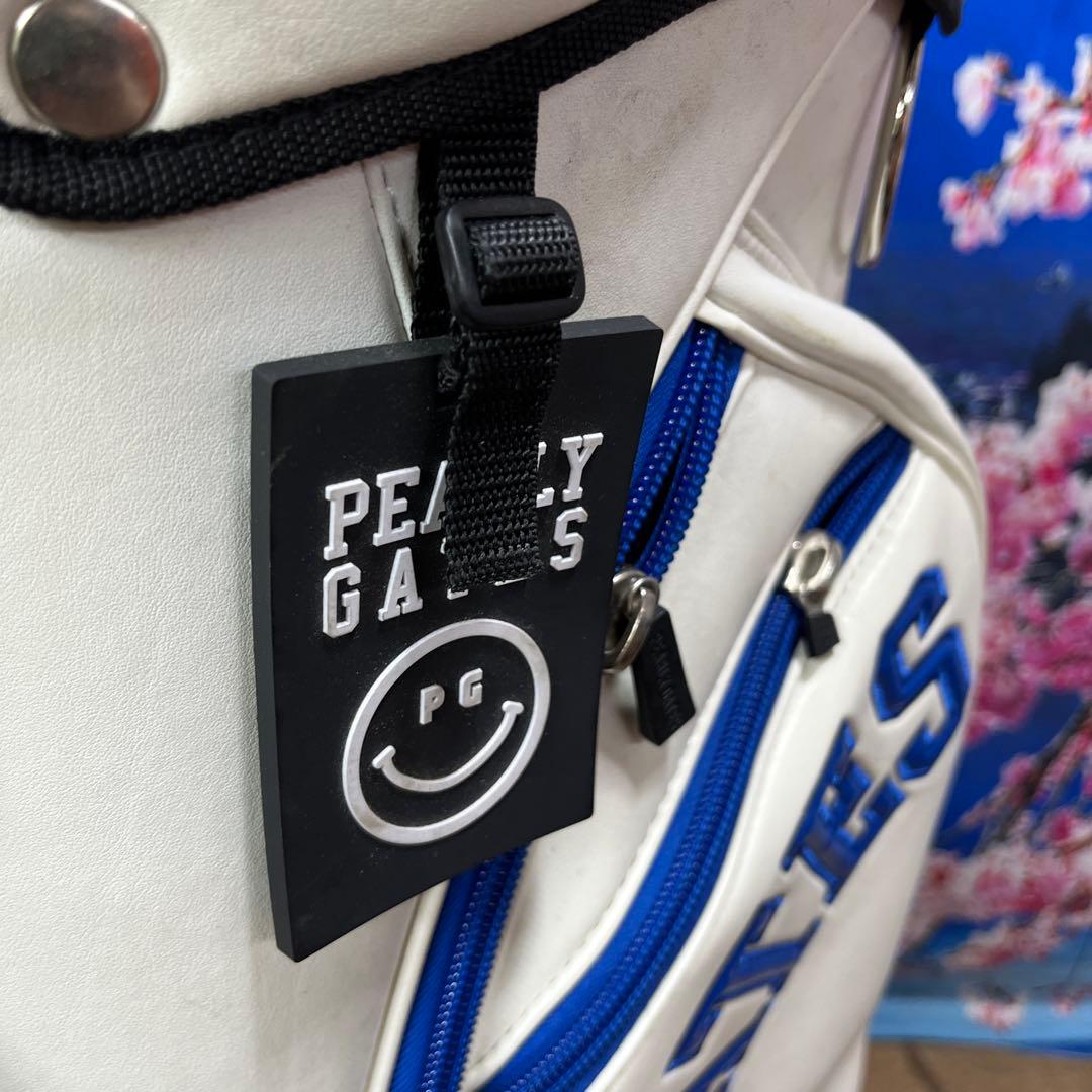 寶BT-1066 PEARLY GATES スタンドキャディバッグ 白