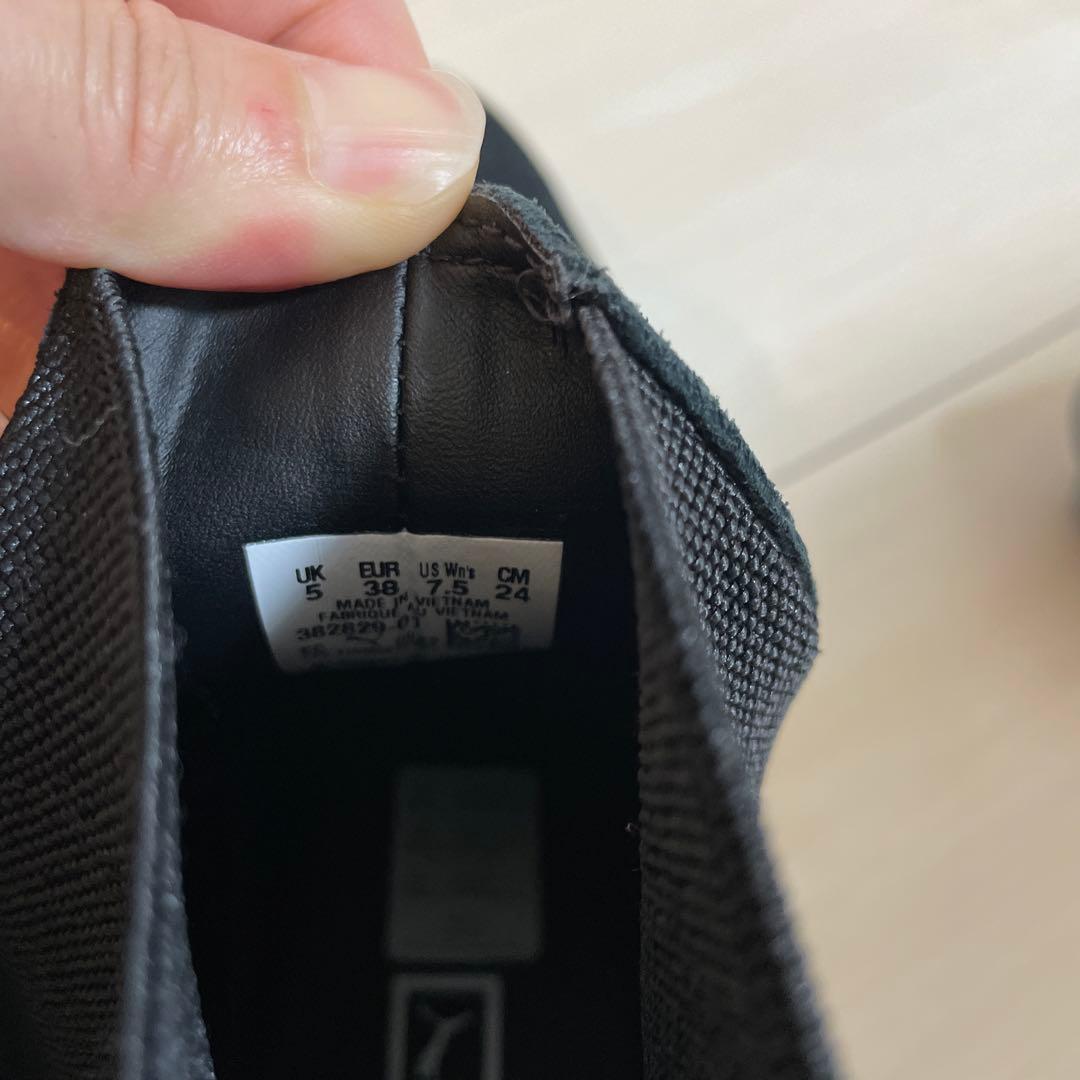 【新品未使用✨】PUMA★メイズチェルシースエードブーツ 24cm 黒プーマ