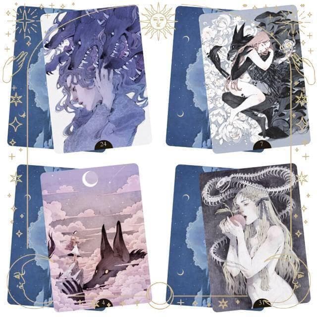 【正規品オラクルカード】イタリアの人気イラストレーターによる情熱と官能のデッキ