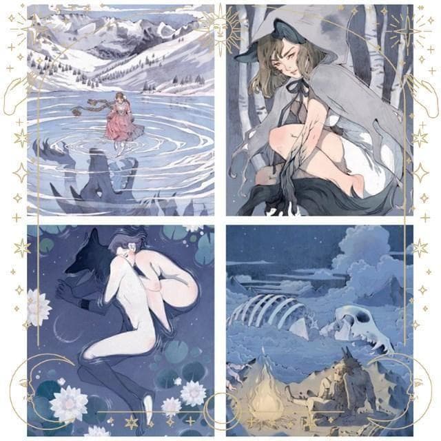 【正規品オラクルカード】イタリアの人気イラストレーターによる情熱と官能のデッキ