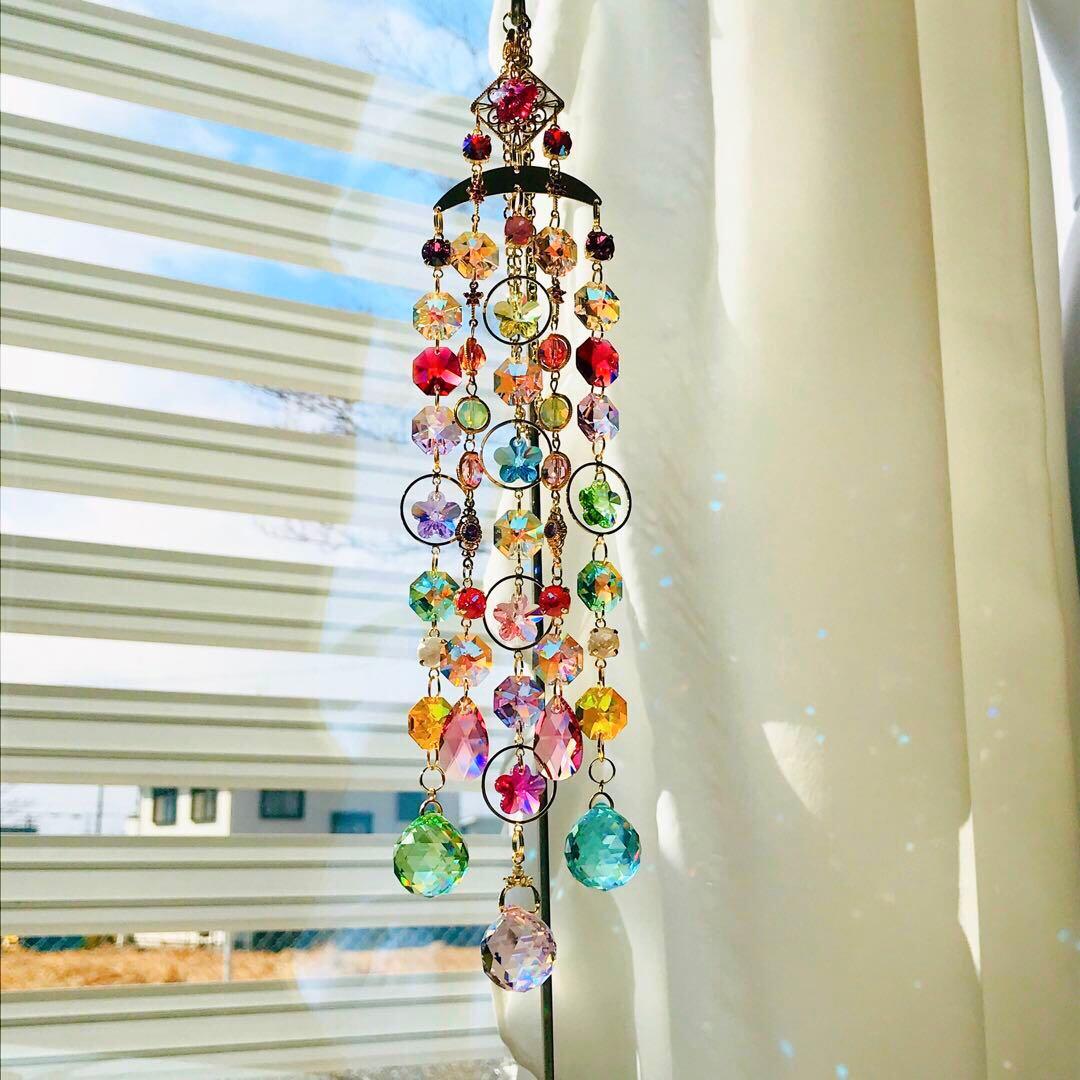 ひな祭り✩.*˚ SWAROVSKIサンキャッチャー