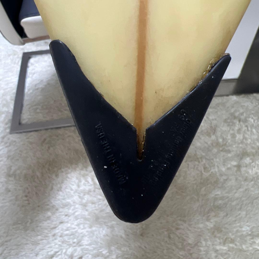 ショートボード 2フィン 赤黒グリップパッド