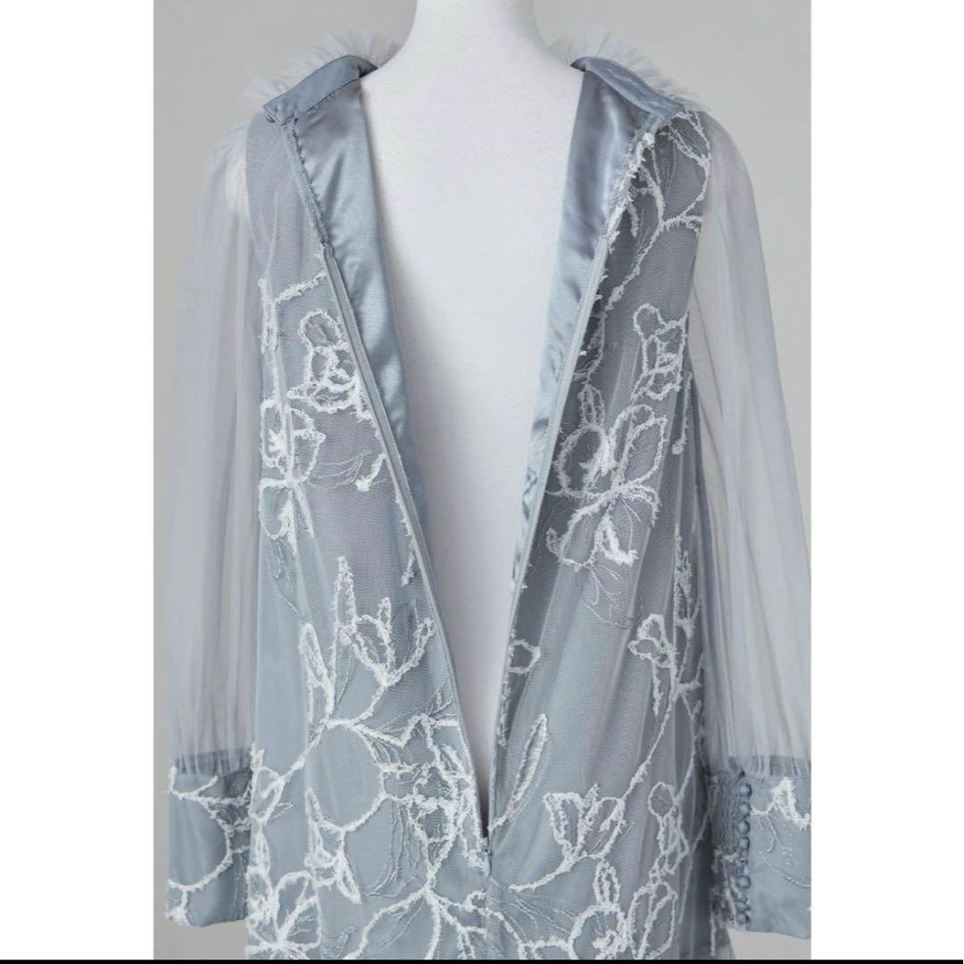 7★新品★ドリードール　フェザーフラワーチュールドレス　L