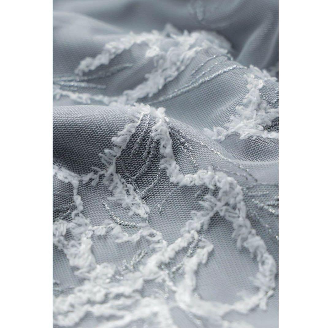 7★新品★ドリードール　フェザーフラワーチュールドレス　L