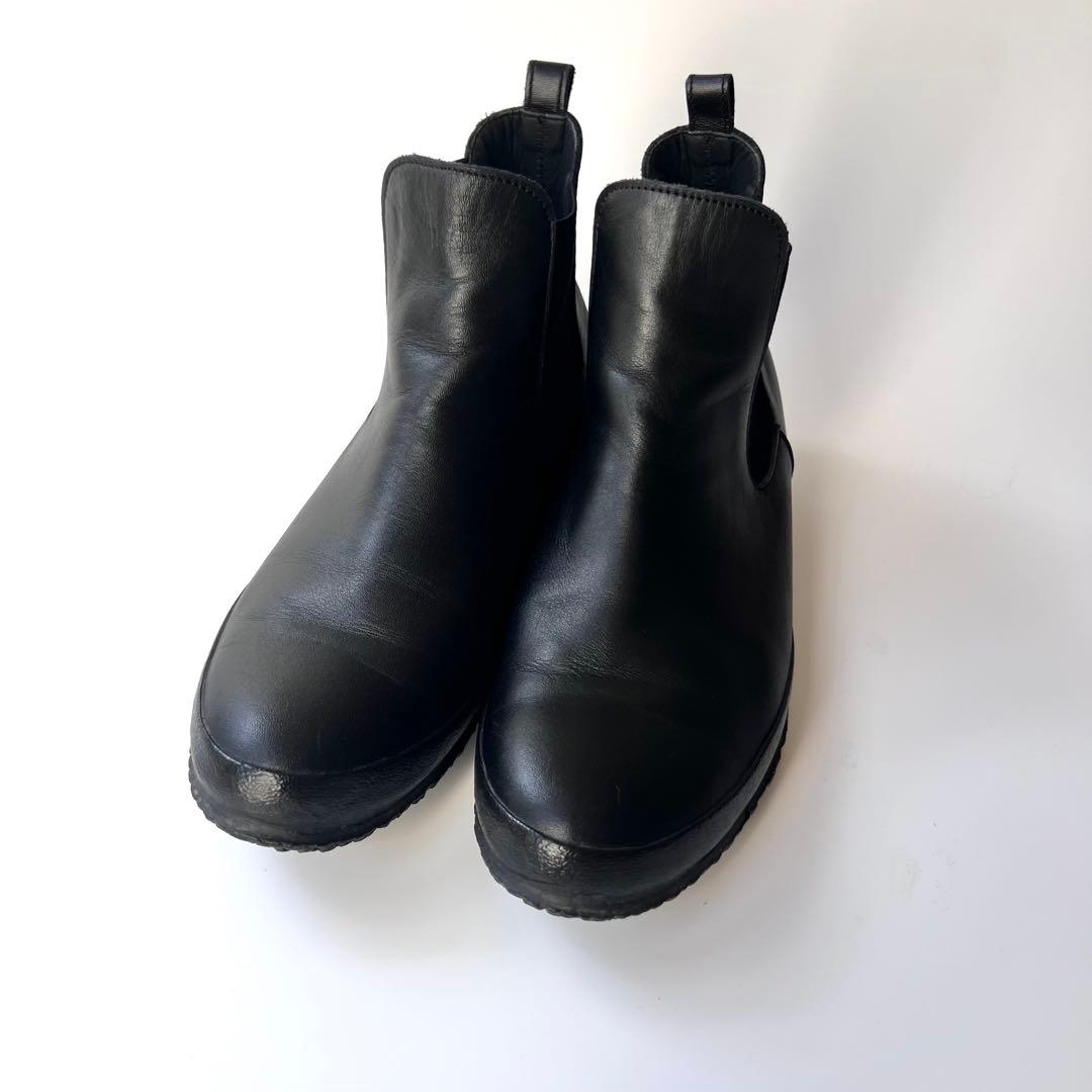 美品☆スピングルムーブ　ニーマ　サイドゴア　ブーツ　SS(23.5cm)ショート