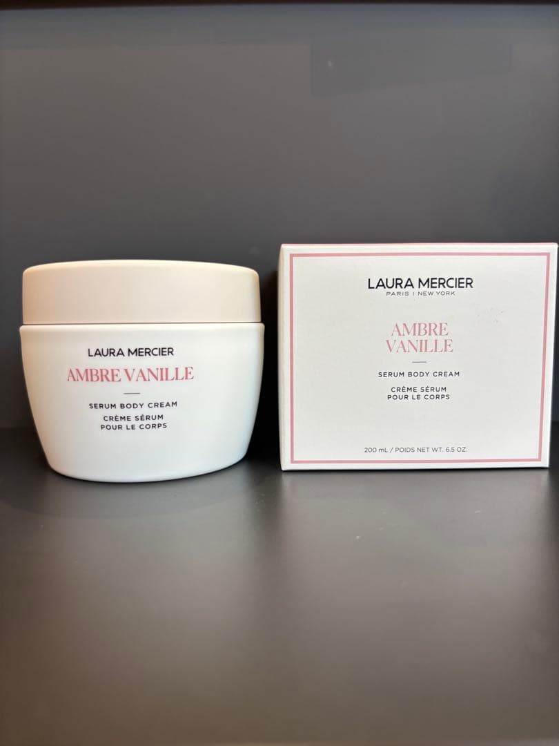 ローラメルシエ セラムボディクリーム200ml アンバーバニラ新品 日本語シール