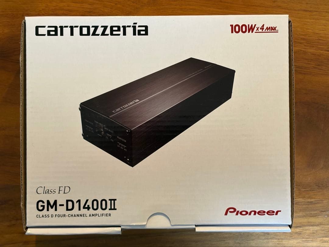 Pioneer carrozzeria GM-D1400II アンプ