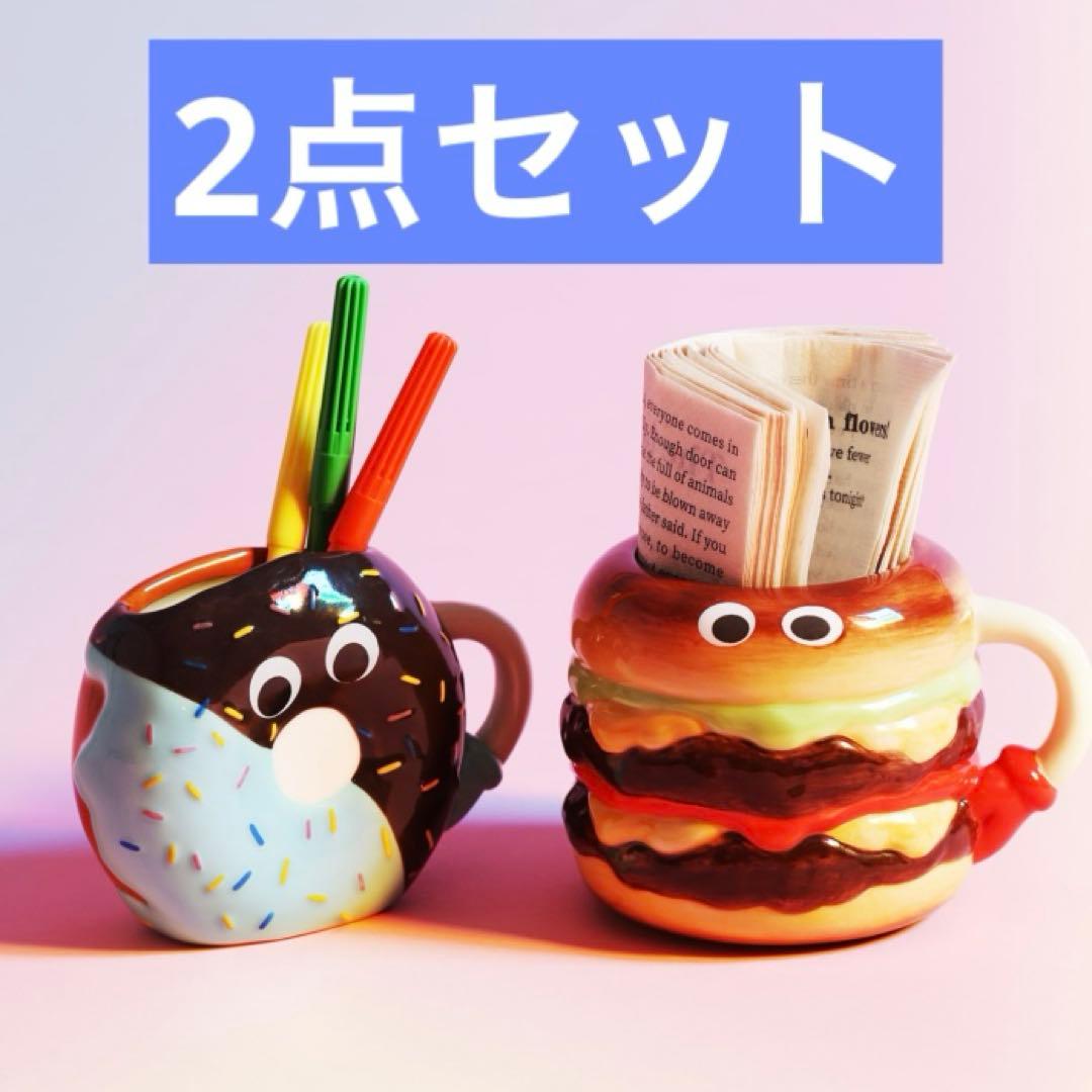 FLAVORS nikoand ハンバーガーマグ&ドーナツマグ　フレーバーズ