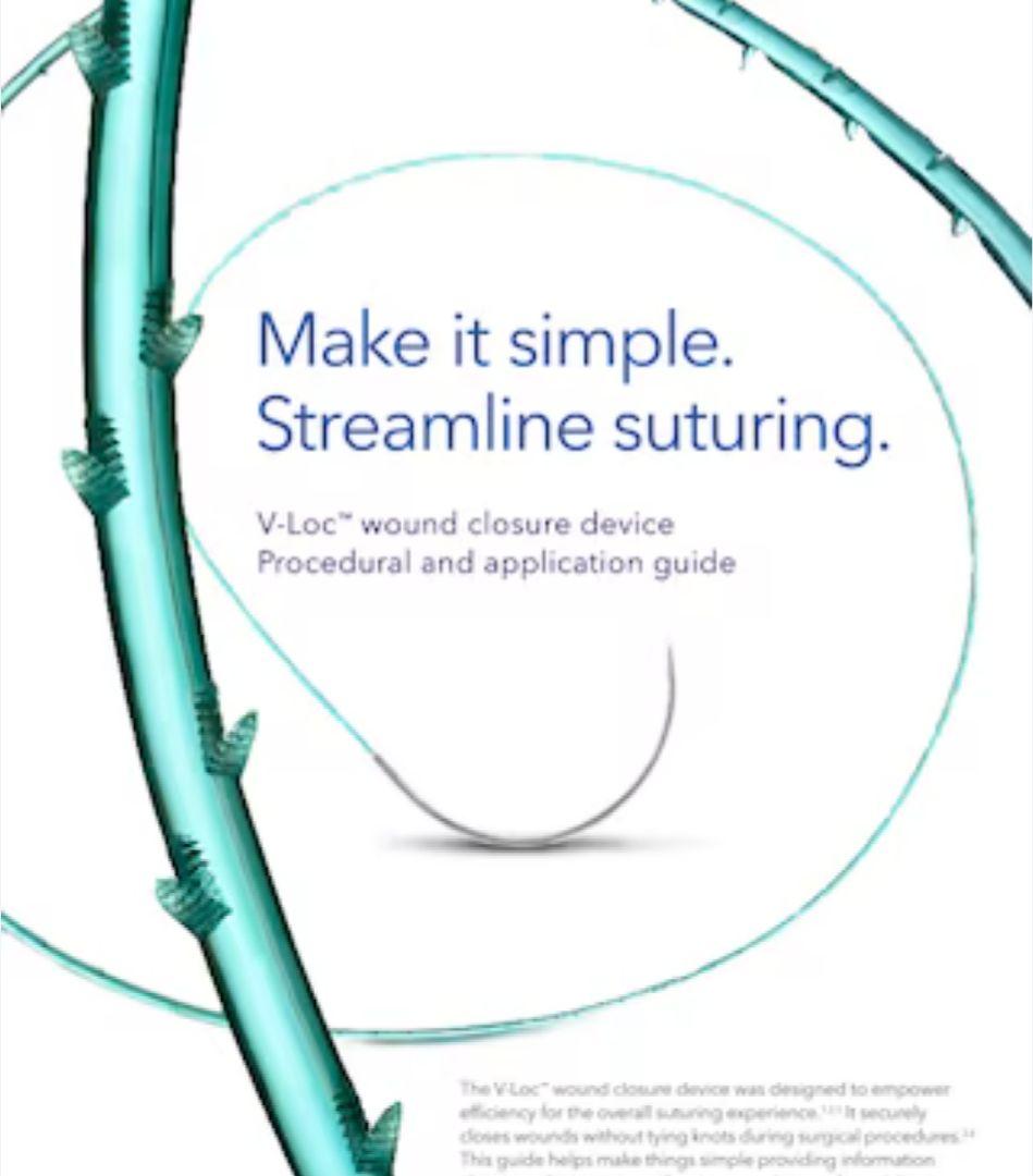 V-Loc 180 吸収性縫合器具 3-0 コビディエン