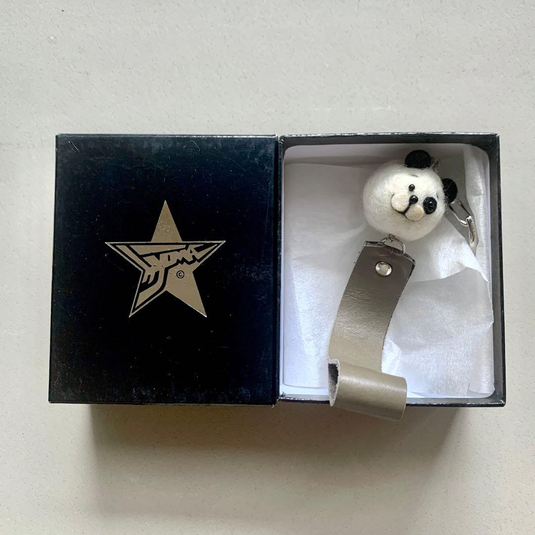 希少！20471120！パンダひょーま君フェルト？キーホルダー