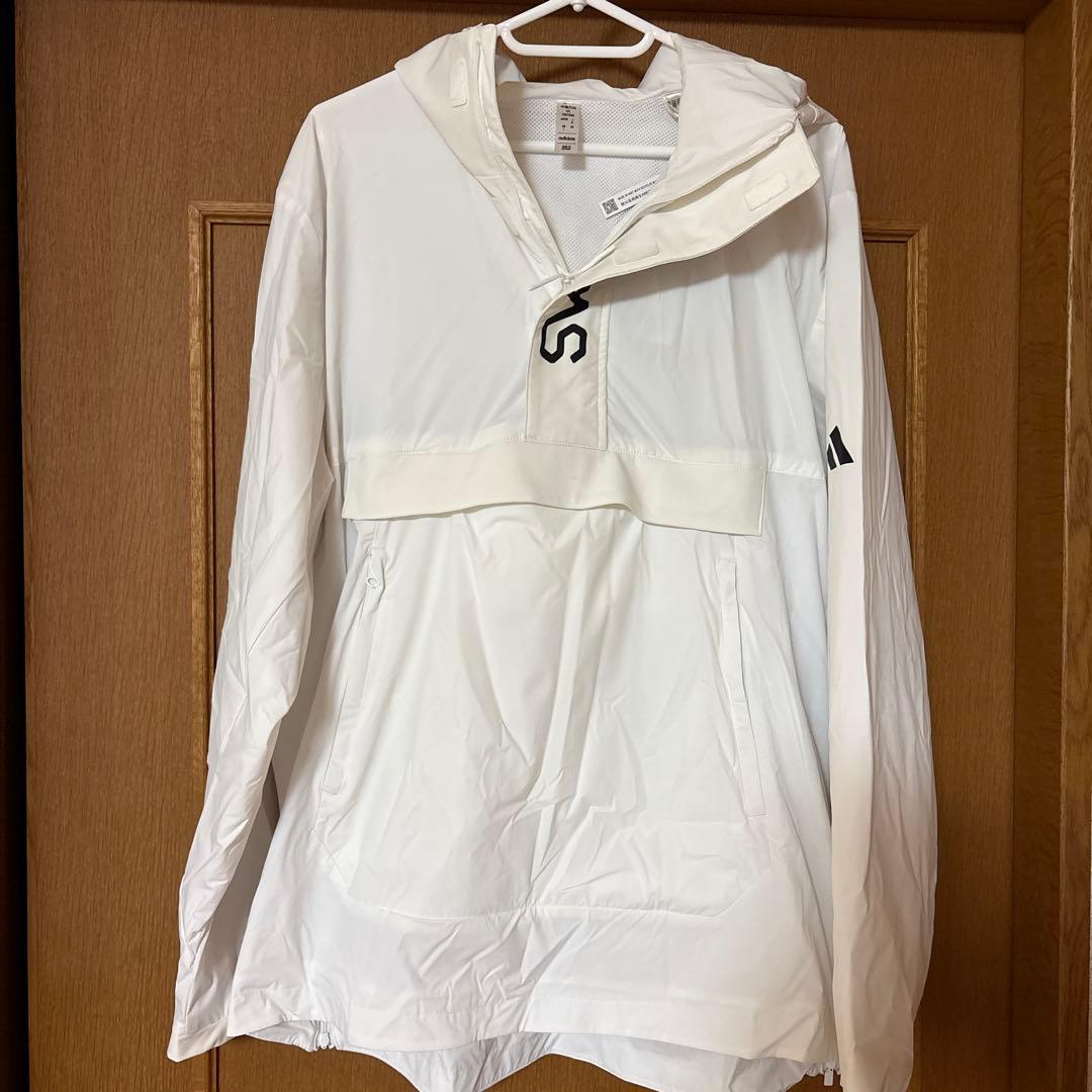 ADIDAS GOLF アノラックナイロンジャケット XL ホワイト　未使用