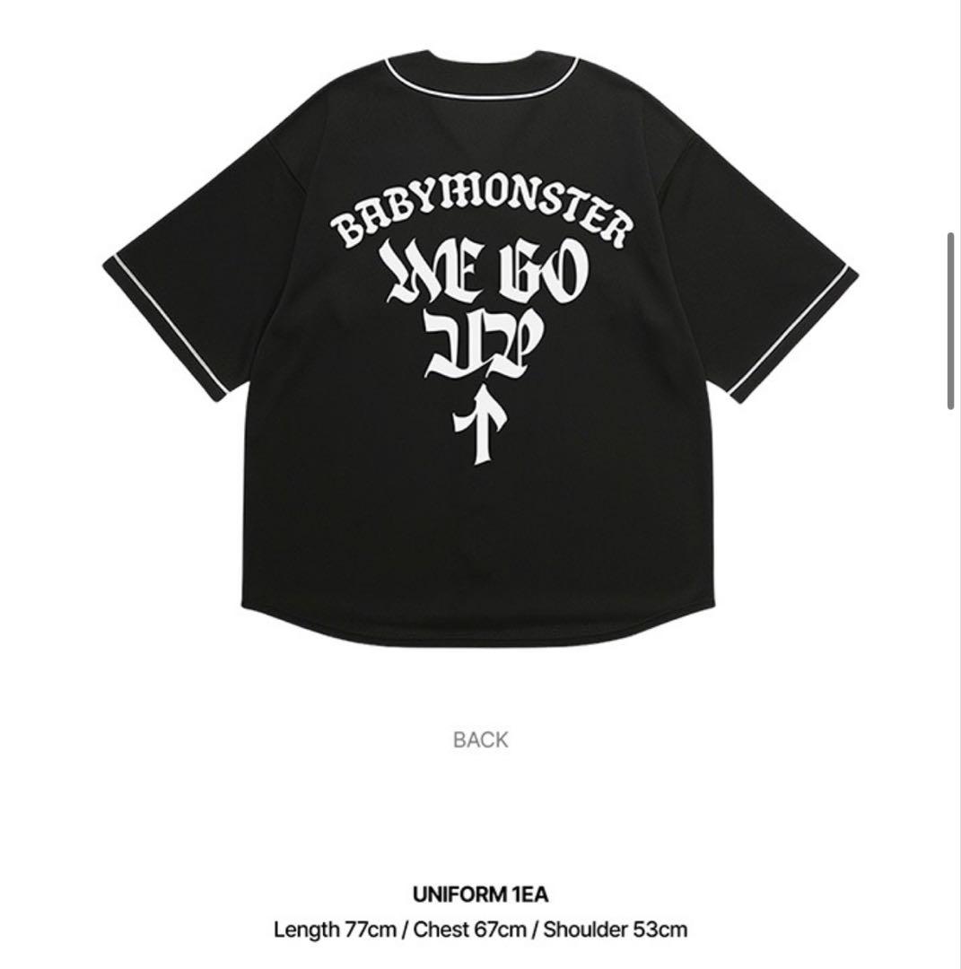 BABYMONSTER ユニフォーム ベースボールシャツ