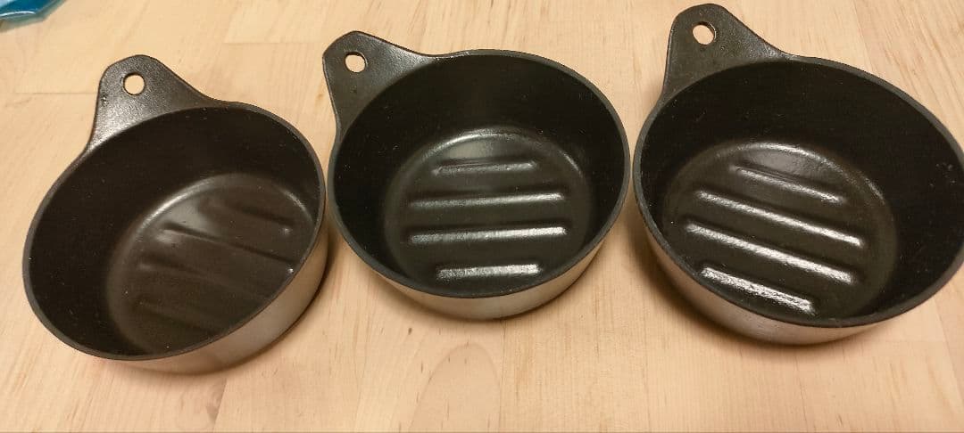 バーミキュラ　ミニスキレット　深皿　3個セット