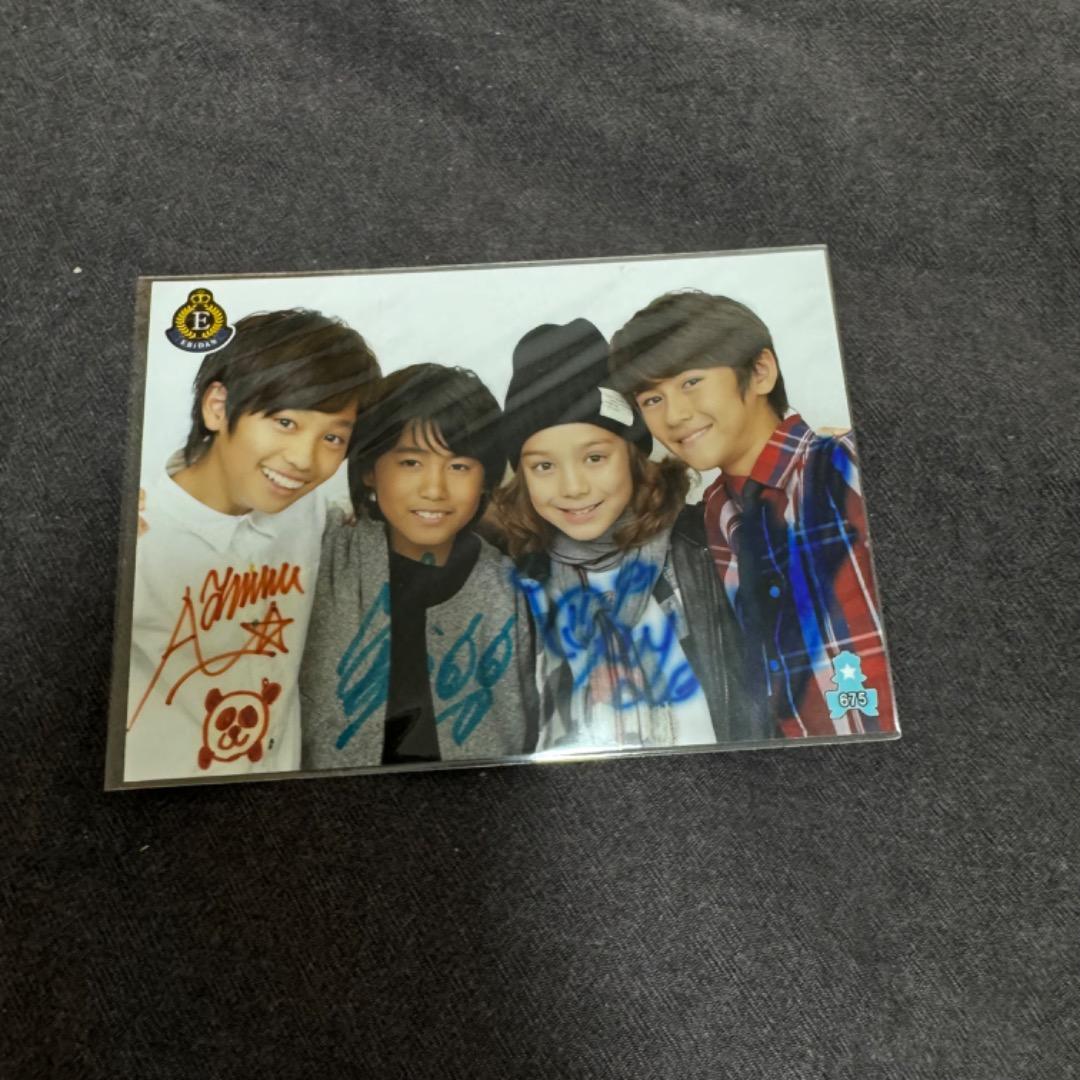 AMEZARI SMTR25 JJ traineea ジェイ 生写真 直筆サイン