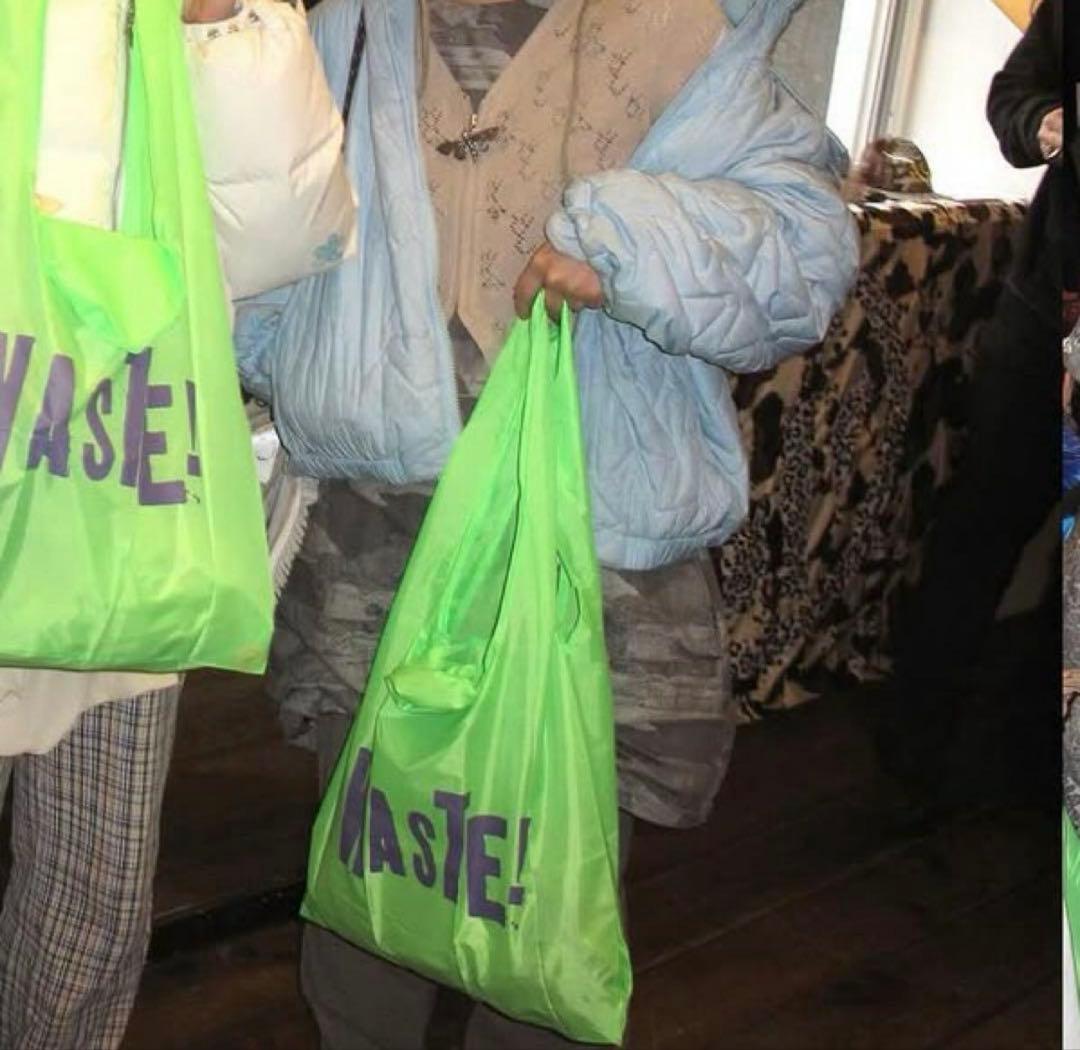 always WASTE! london 蝶 エコバッグ