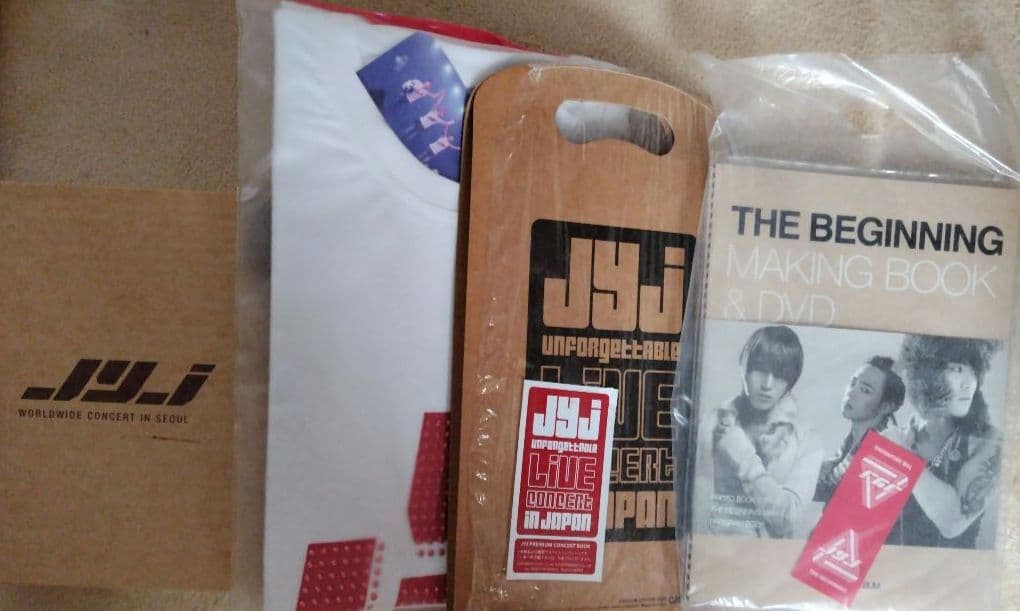 初回盤　限定　JYJ メイキングブック & DVD　ツアー　グッズ