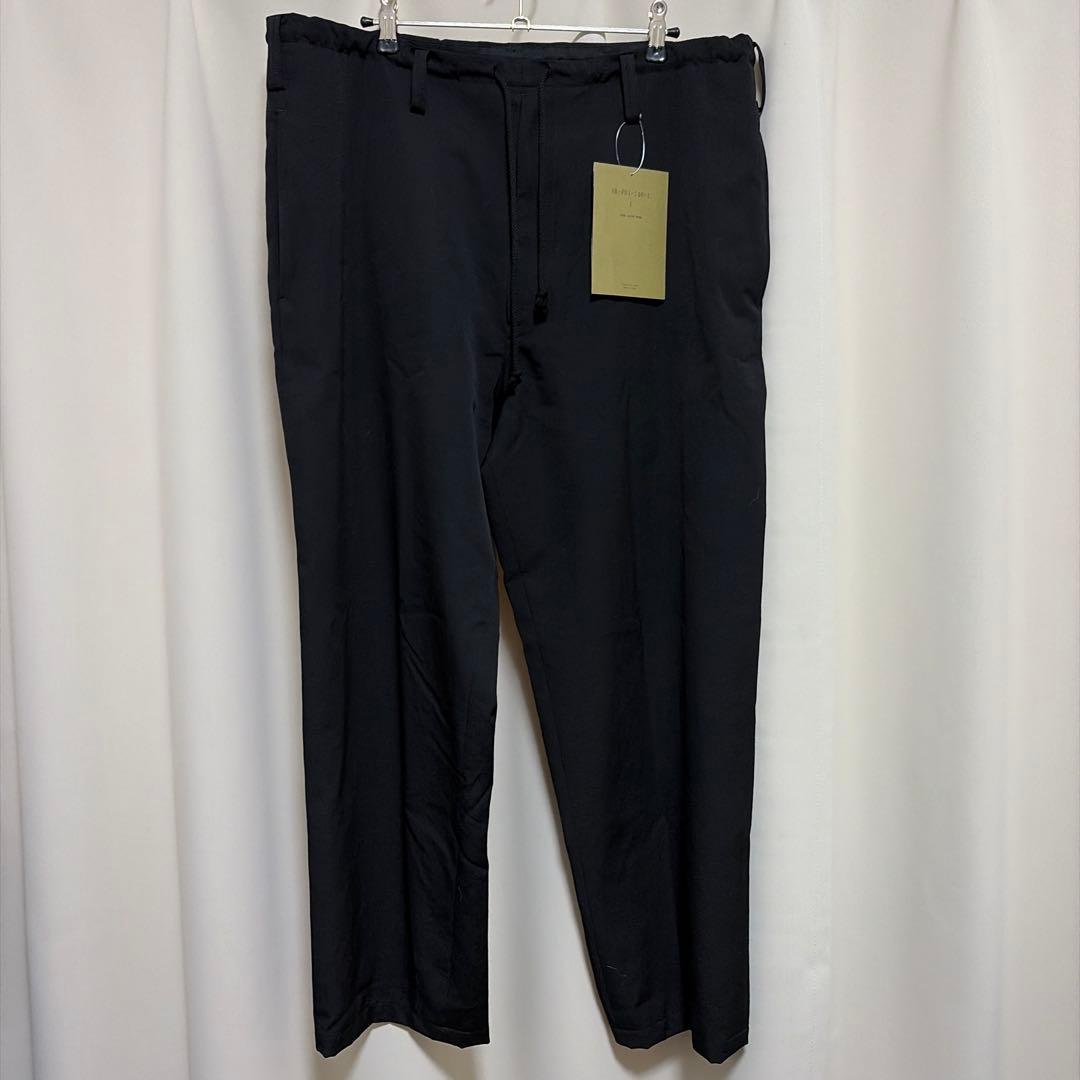 【タグ付き】26SS Yohji Yamamoto ウールギャバ ヒモパンツ