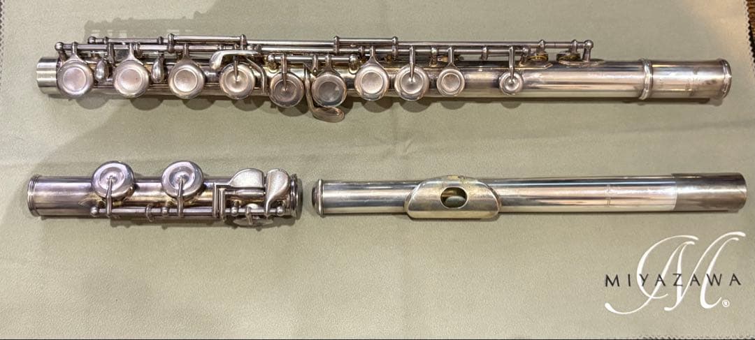 Pearl PF-525 リッププレート銀製フルート