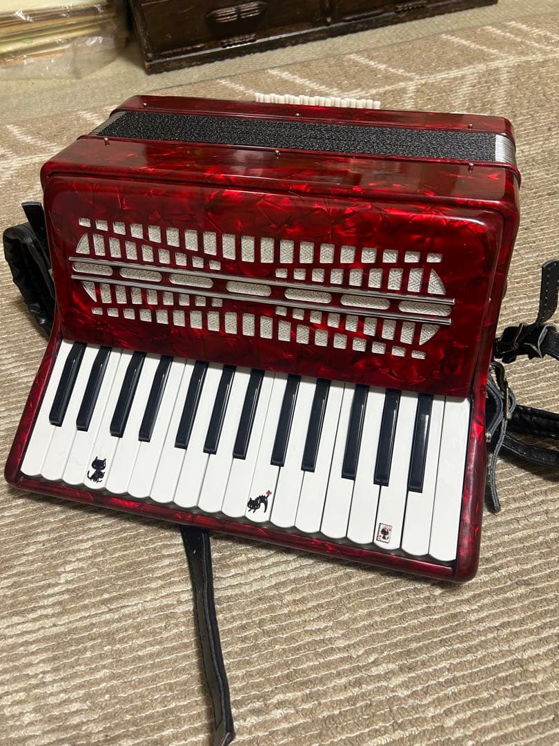 【KYORITSU】 キョーリツ アコーディオン ACD-400RD ケース付