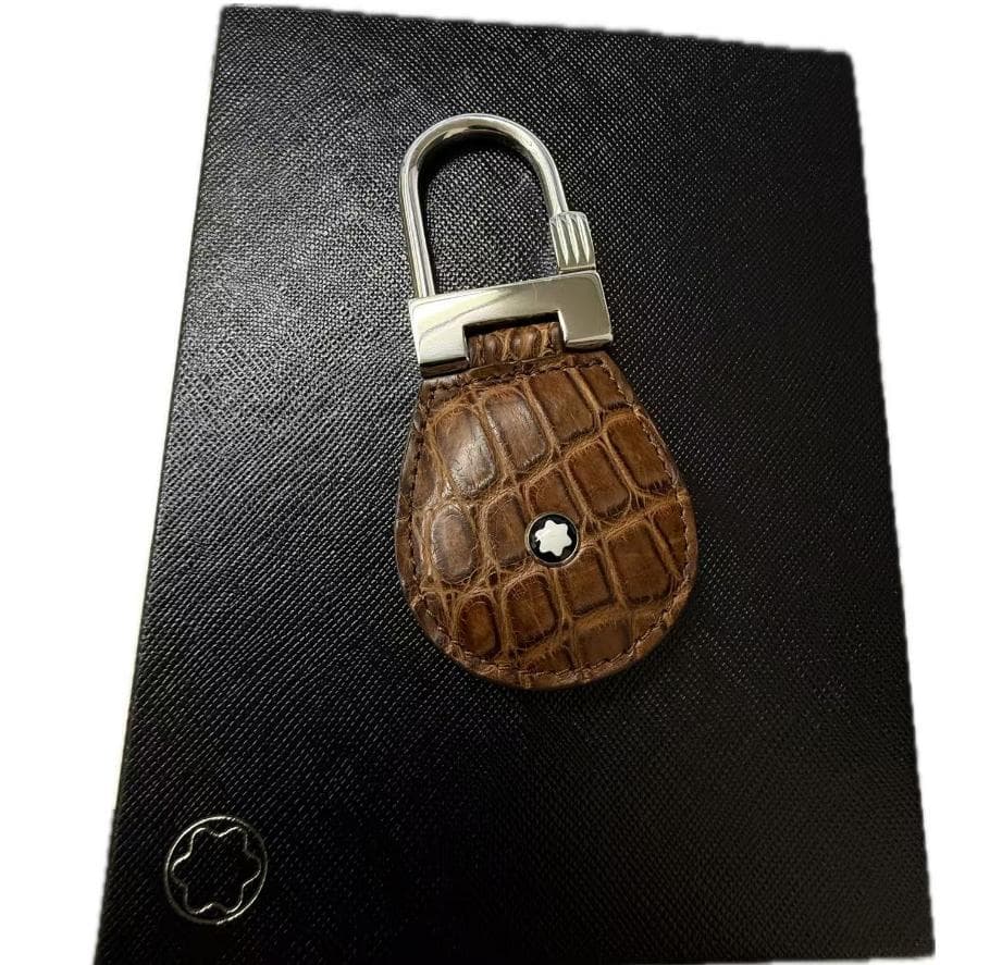 MONTBLANC クロコダイル型押しキーケース キーフォブメンズ 113713