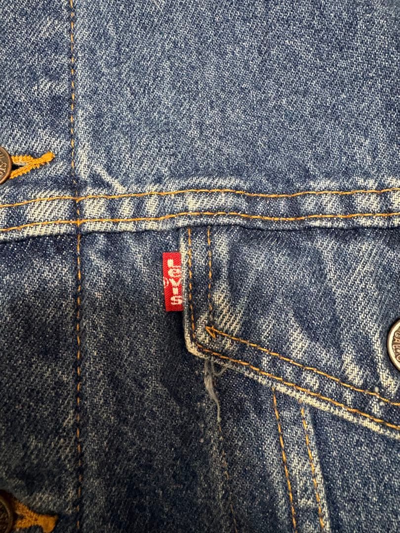 Levi's デニムジャケット L usa製 80s 70417 ネルライナー