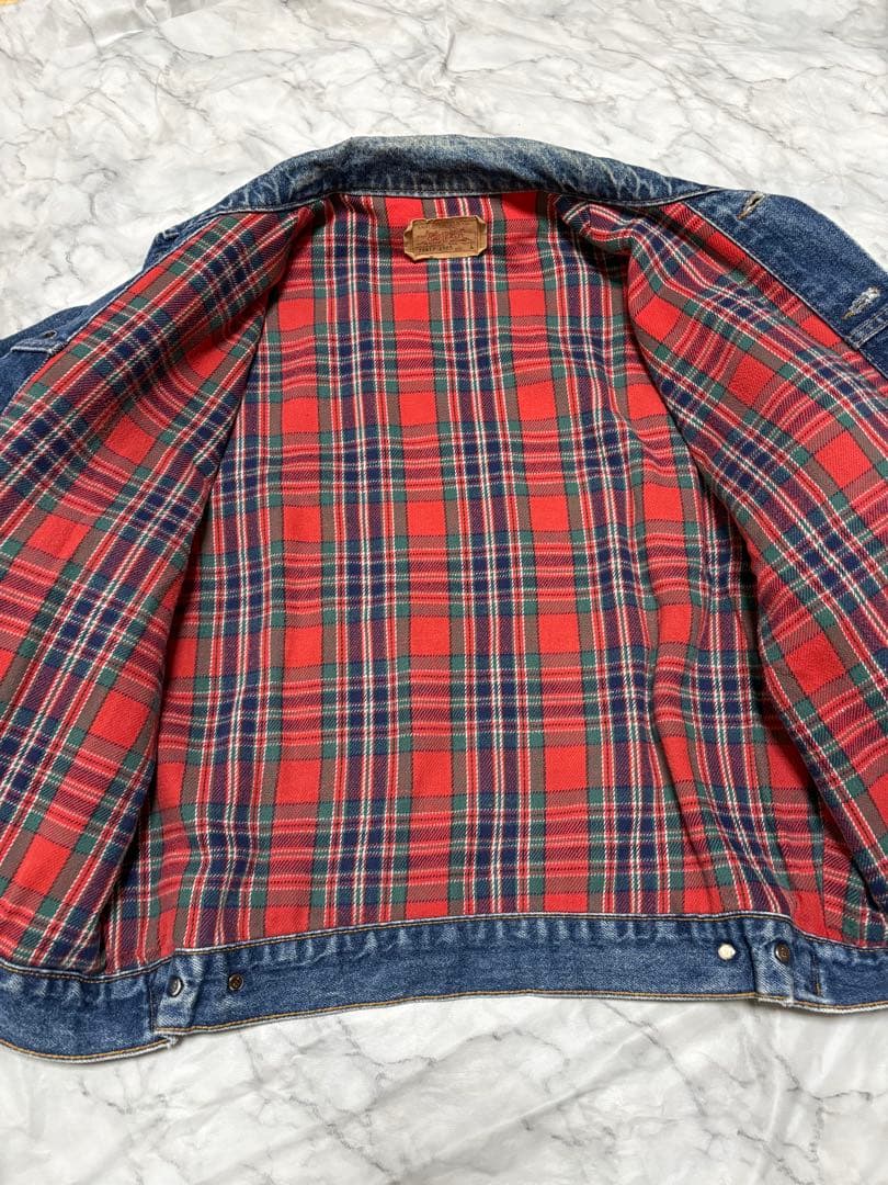 Levi's デニムジャケット L usa製 80s 70417 ネルライナー