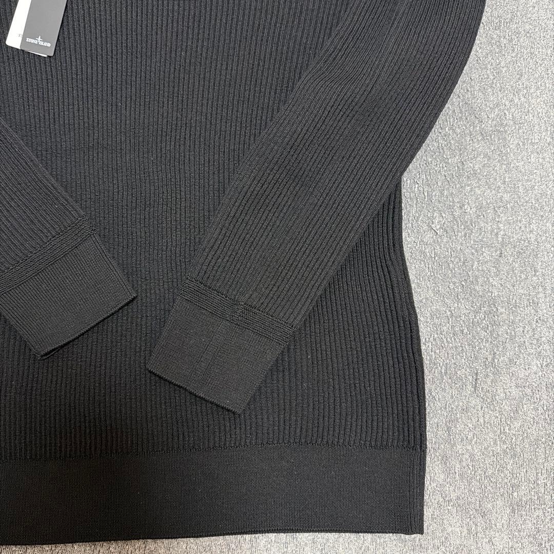 STONE  ウール ニット セーター ブラック XLサイズ