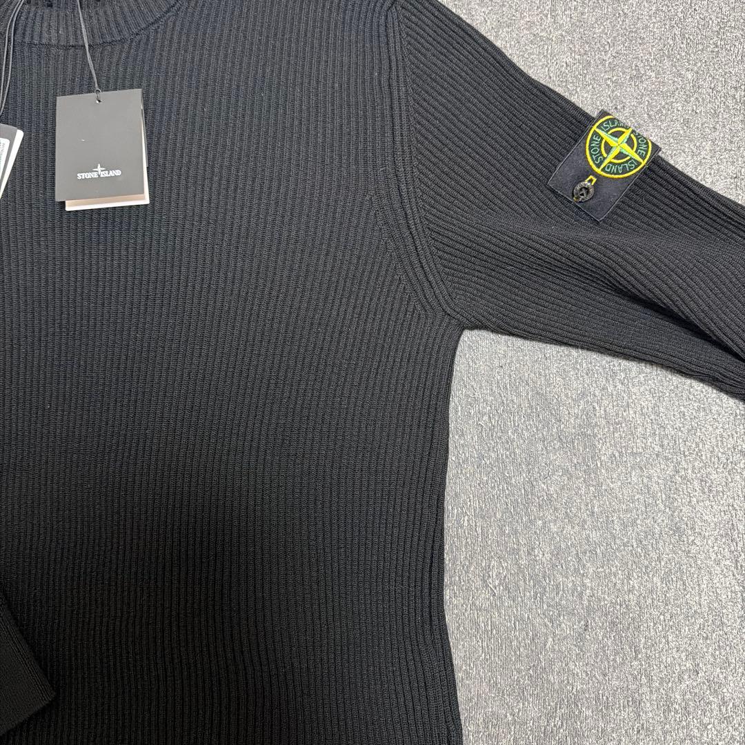 STONE  ウール ニット セーター ブラック XLサイズ