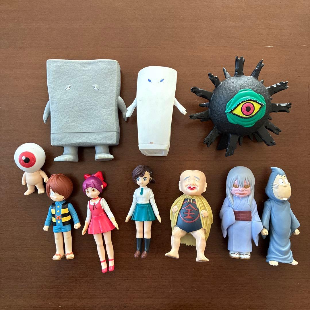 ゲゲゲの鬼太郎/ゲゲゲコレクション　ソフビ　フィギュア　10種類
