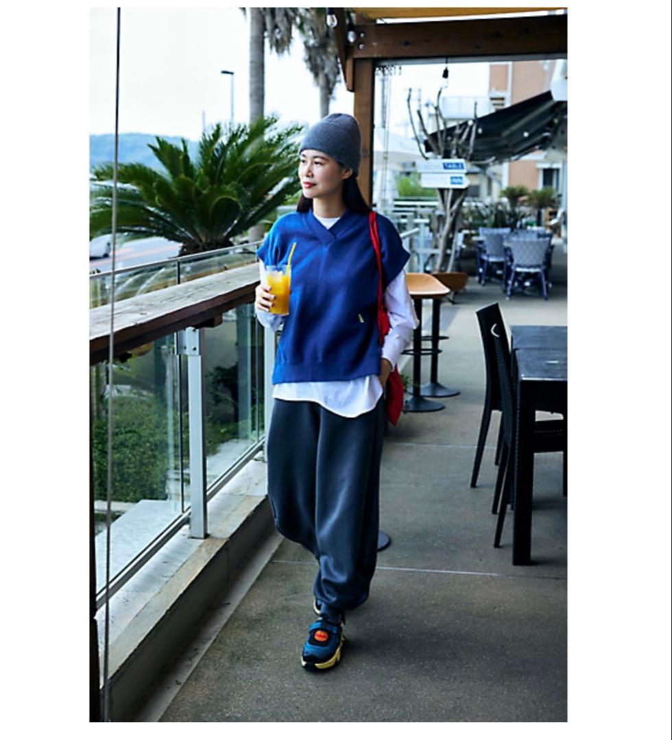 半額以下　最終価格ナゴンスタンスコクーンパンツネイビー未使用に近い