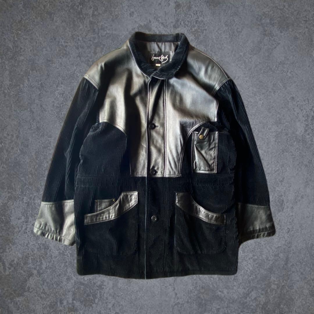 ジャケット・アウター 90s 00s vintage leather switch coverall