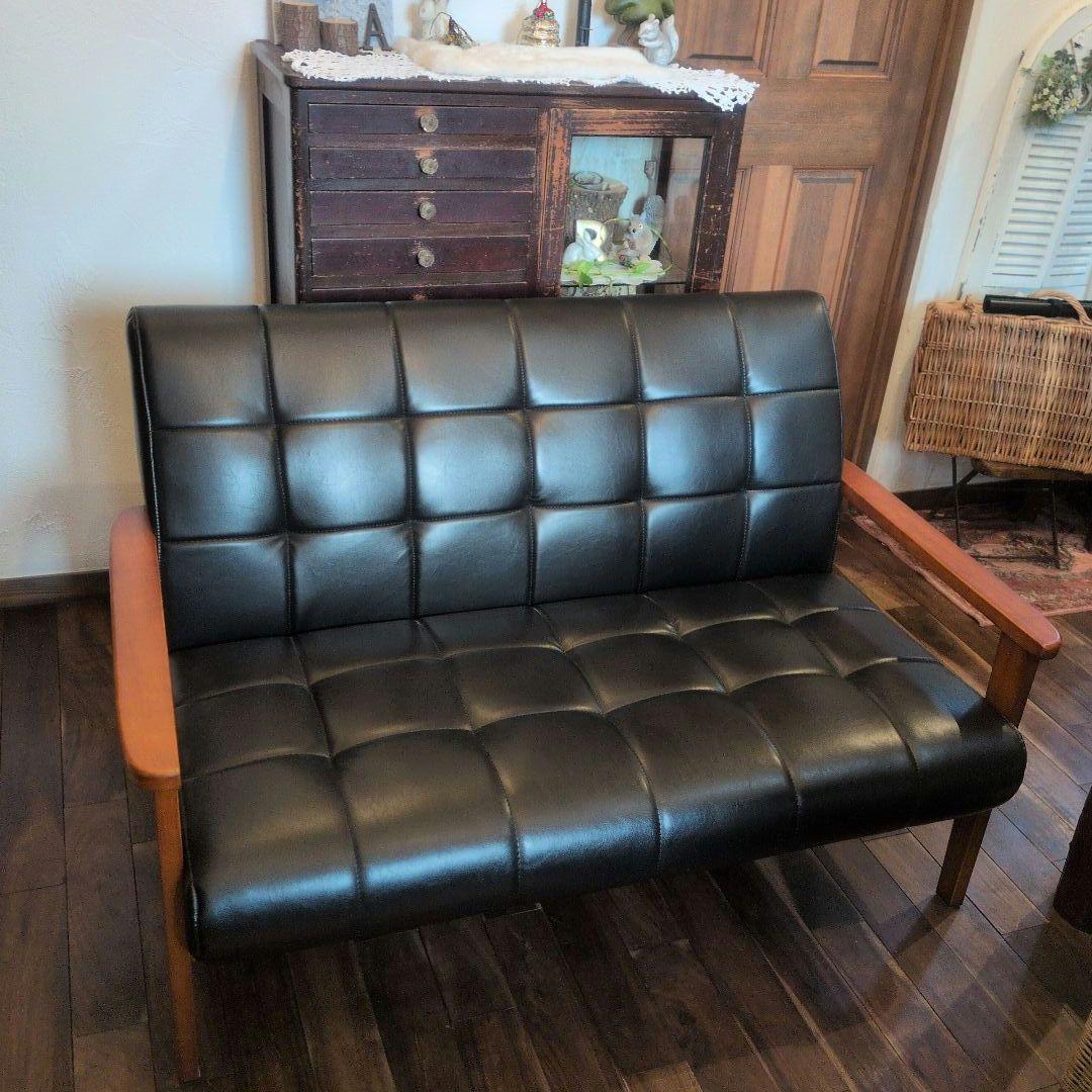 カリモク風ソファー 　2人掛け