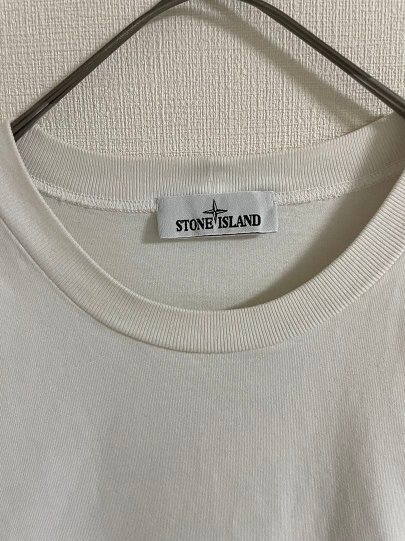 団*虫様 STONE  パーカー　ホワイト　ストーンアイランド　XL