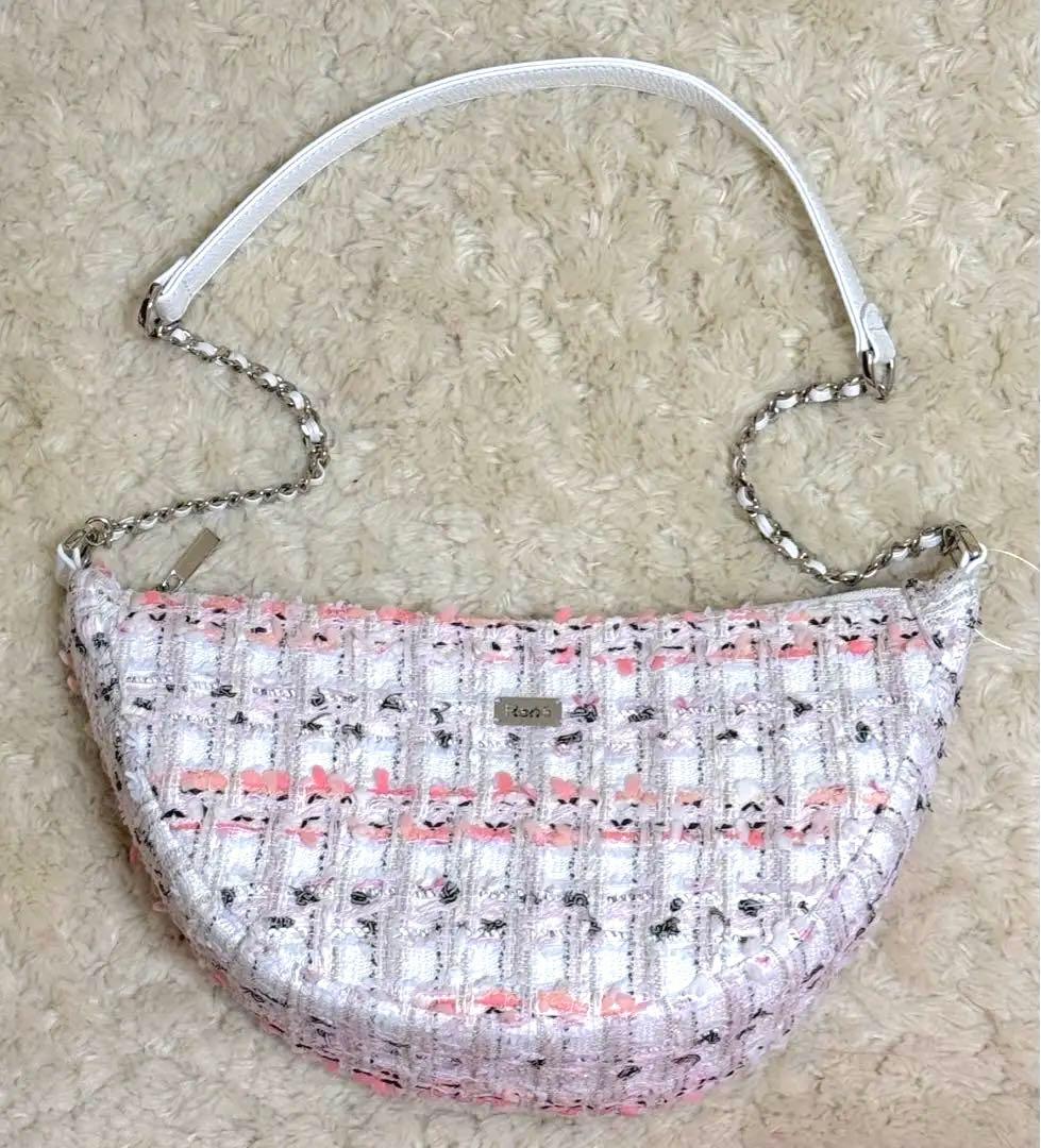 René ツイードハンドバッグ