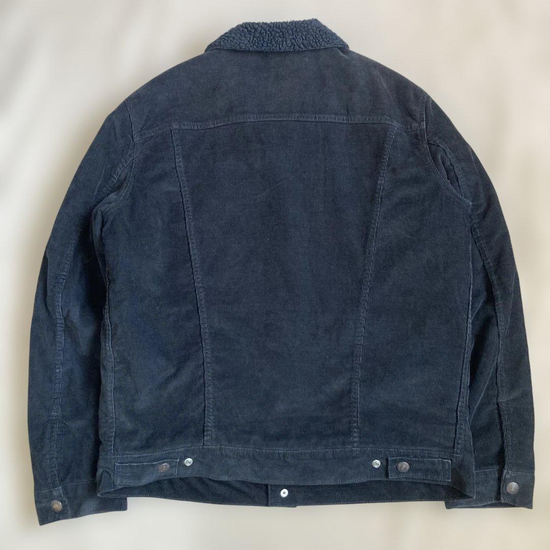 リーバイス コーデュロイ ボアジャケット ブラック ビッグE BIGE 黒