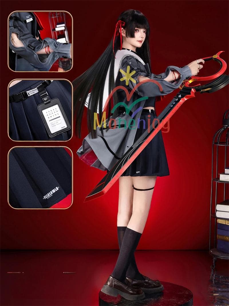 鳴潮 千咲 コスプレ衣装 Mサイズ ウィッグ付き