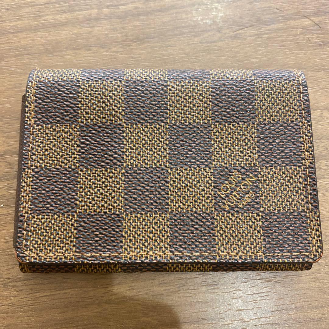 り*く様 Louis Vuitton ダミエ名刺入れ